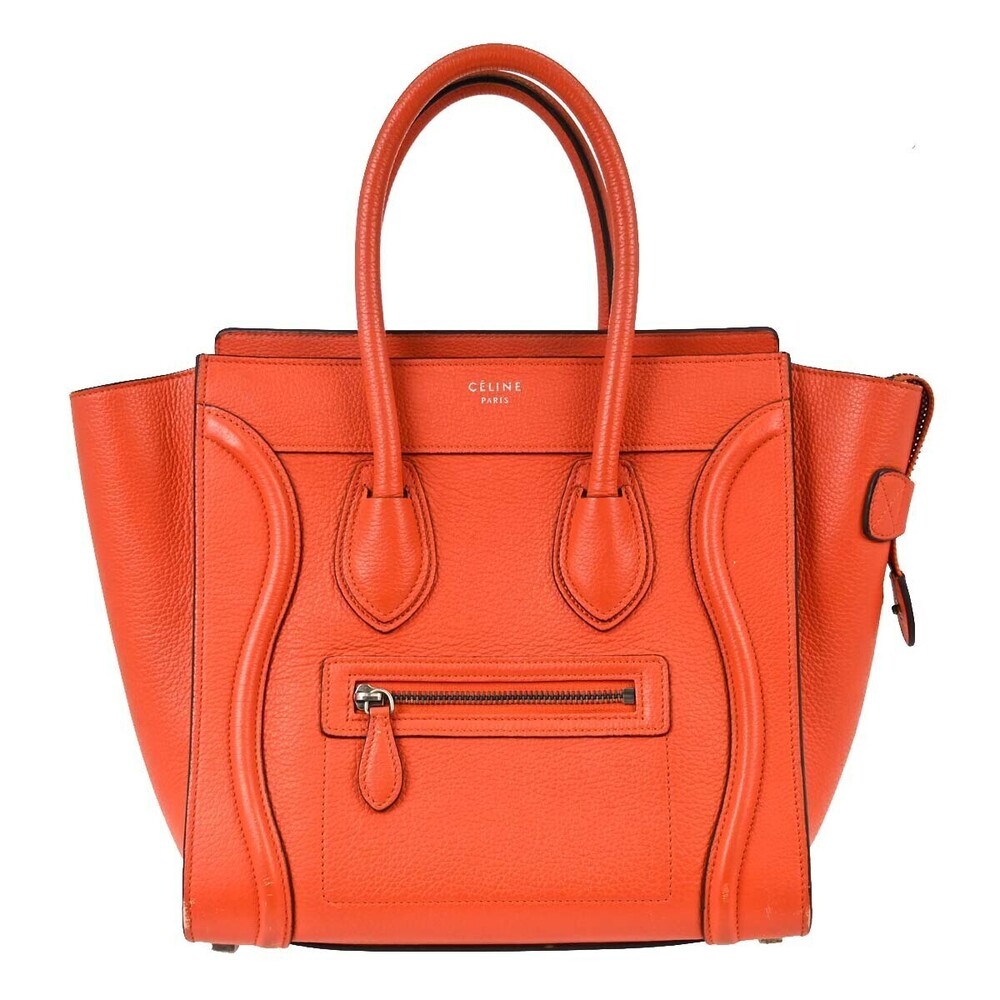 Celine Luggage Grainy Leather Micro
